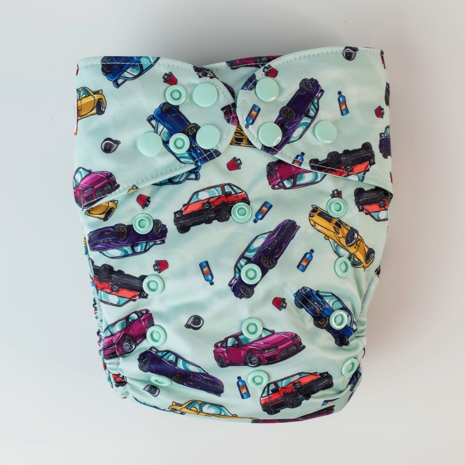 Ultimate Wipeable Cloth Nappy | Turbo Charged - Monarch