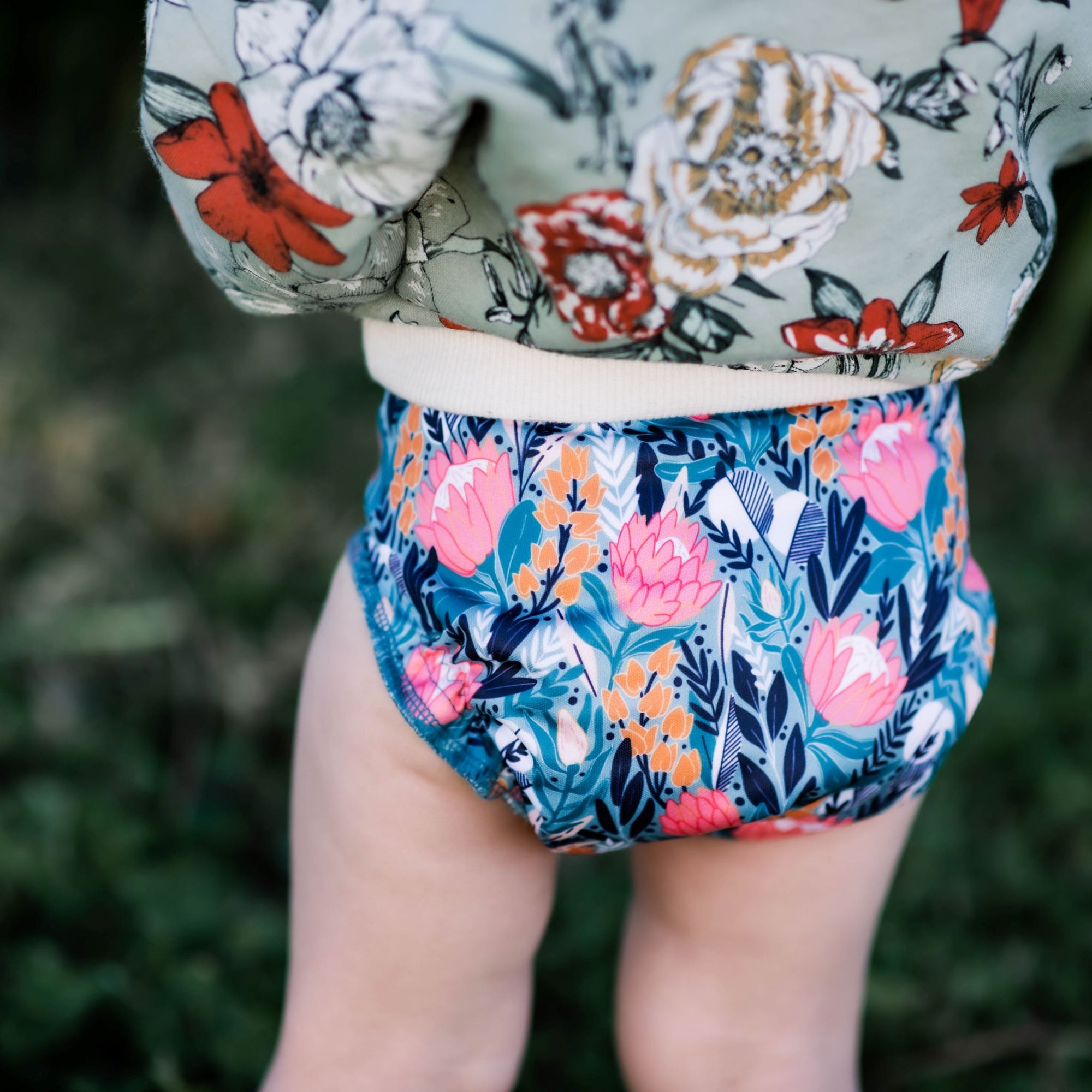 V1 Hybrid Fitted Nappy Cover | Imaginatives (OSFM Only) - Monarch