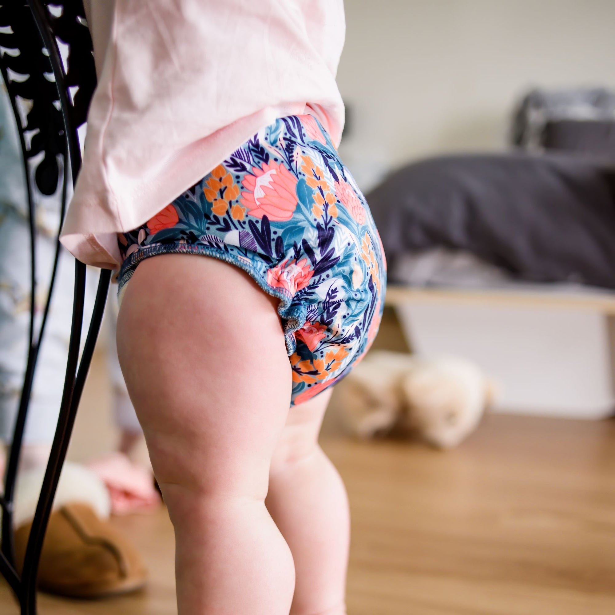 V1 Hybrid Fitted Nappy Cover | Imaginatives (OSFM Only) - Monarch