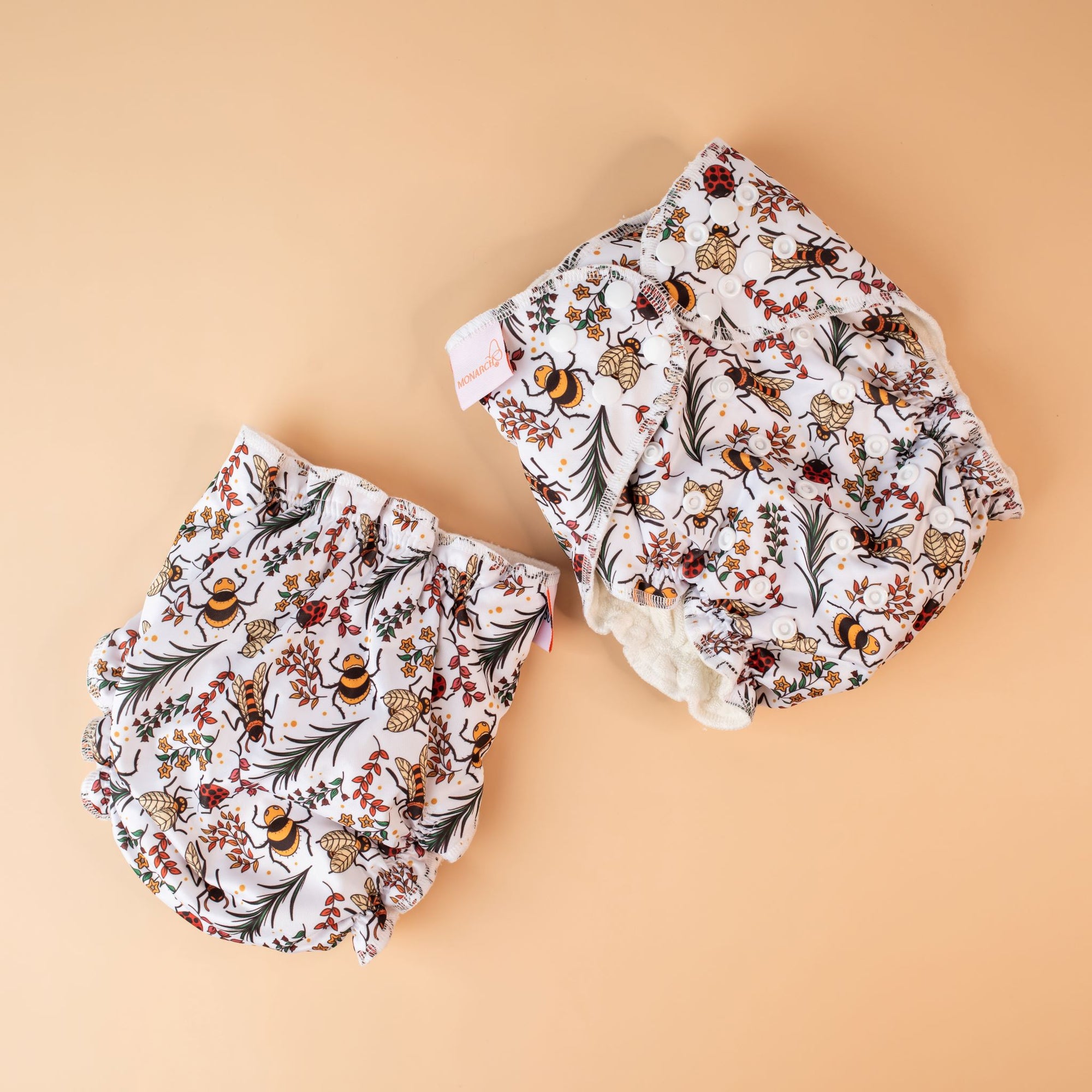 V2 Hybrid Fitted Nappy Cover | Jitterbug - Monarch