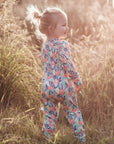 Bamboo Romper (Bootysuit) 2.0 | Imaginatives - Long Sleeved - Monarch