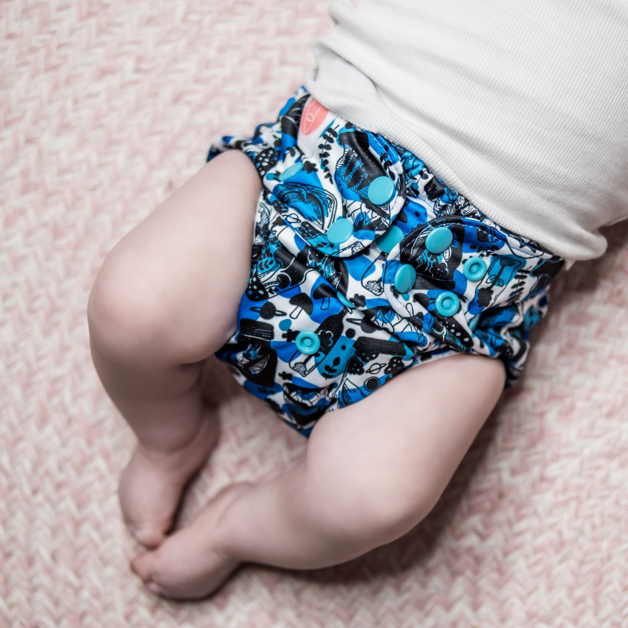 Classic Reusable Cloth Nappy 2.0 | Sea-nery - Monarch