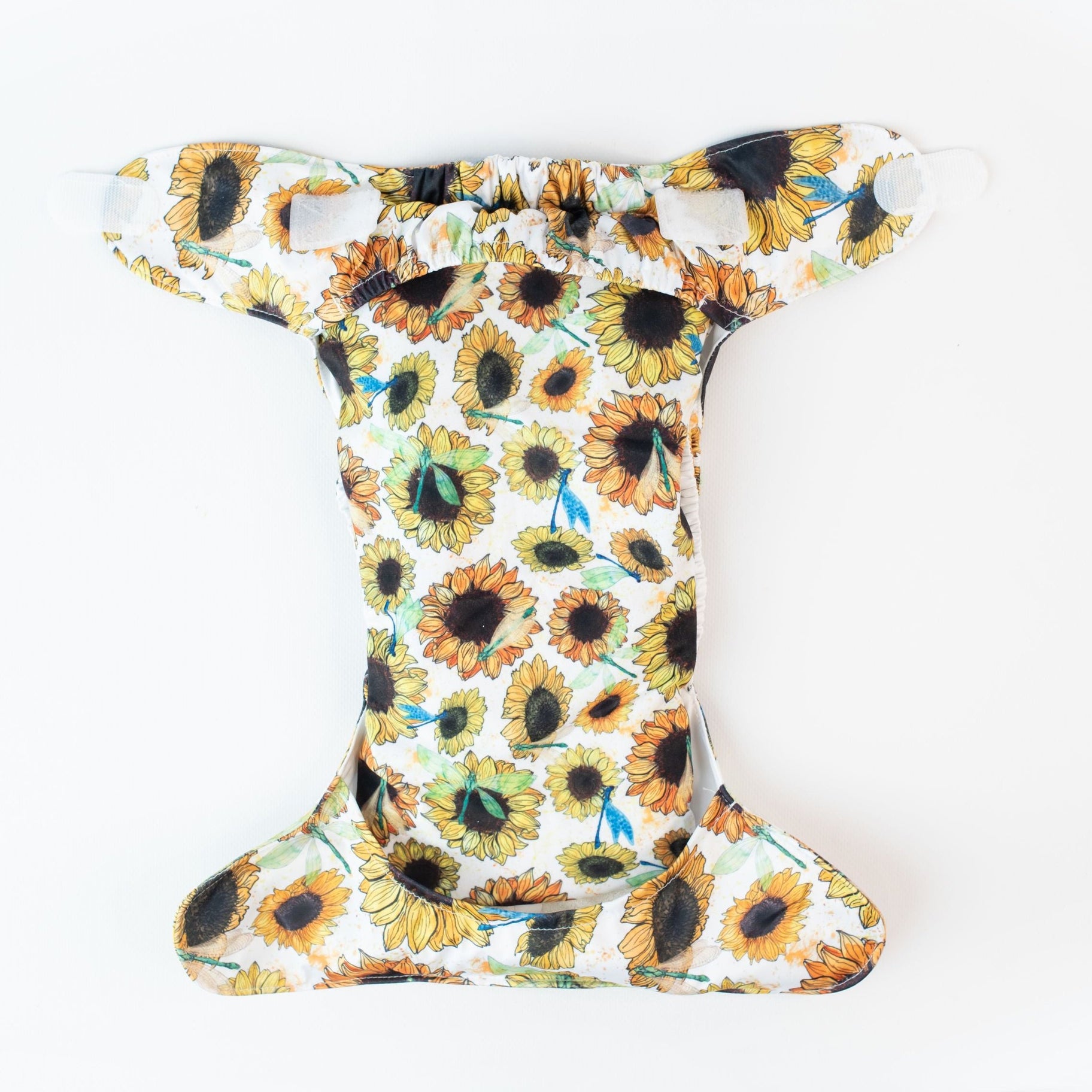 Stay Dry Cloth Nappy Suede Cloth Liners Sunflower Print