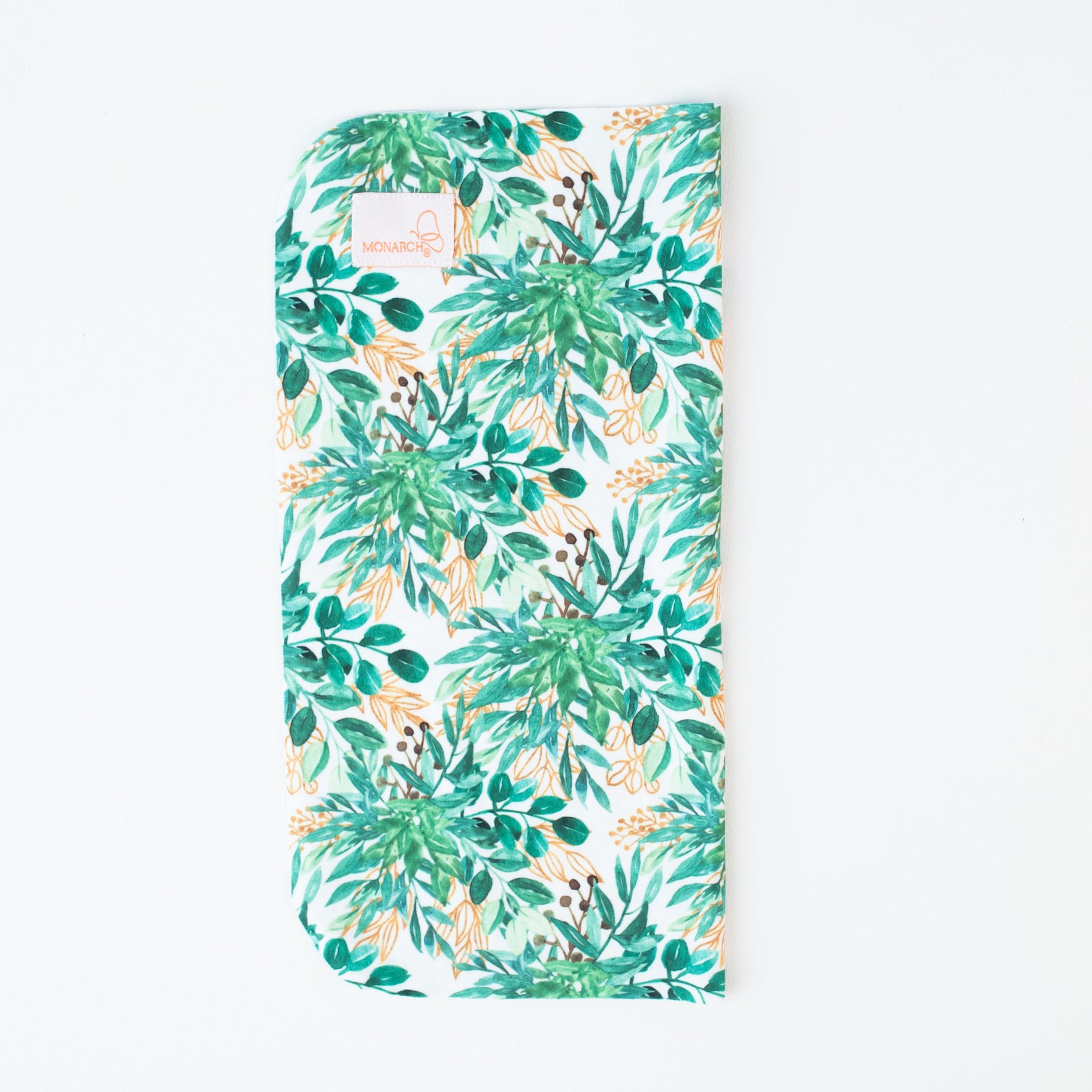 Stay Dry Cloth Nappy Suede Cloth Liners Green Plant Print