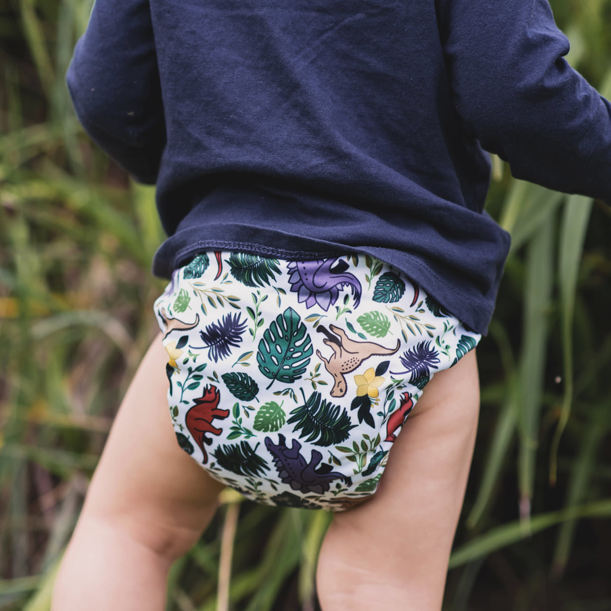 Classic Reusable Cloth Nappy 1.0 | Prehistoric - Monarch