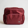 [SECONDS] 4-in-1 Nappy Backpack | Cranberry - Monarch