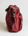 [SECONDS] 4-in-1 Nappy Backpack | Cranberry - Monarch