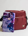 [SECONDS] 4-in-1 Nappy Backpack | Cranberry - Monarch