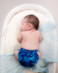 Newborn Wipeable Nappy | Snowstorm - Monarch