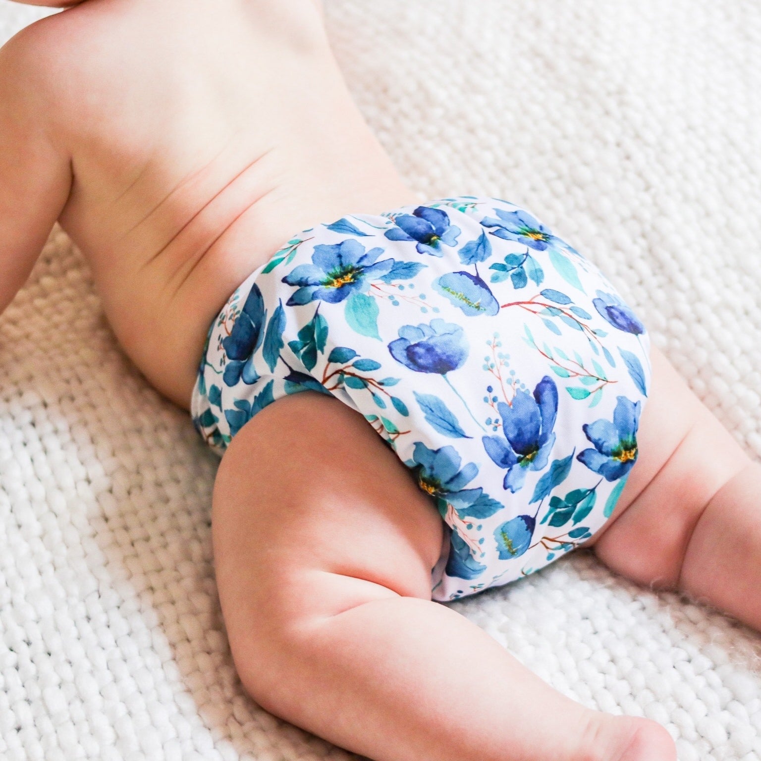 Ultimate Wipeable Cloth Nappy | Ocean Meadow - Monarch