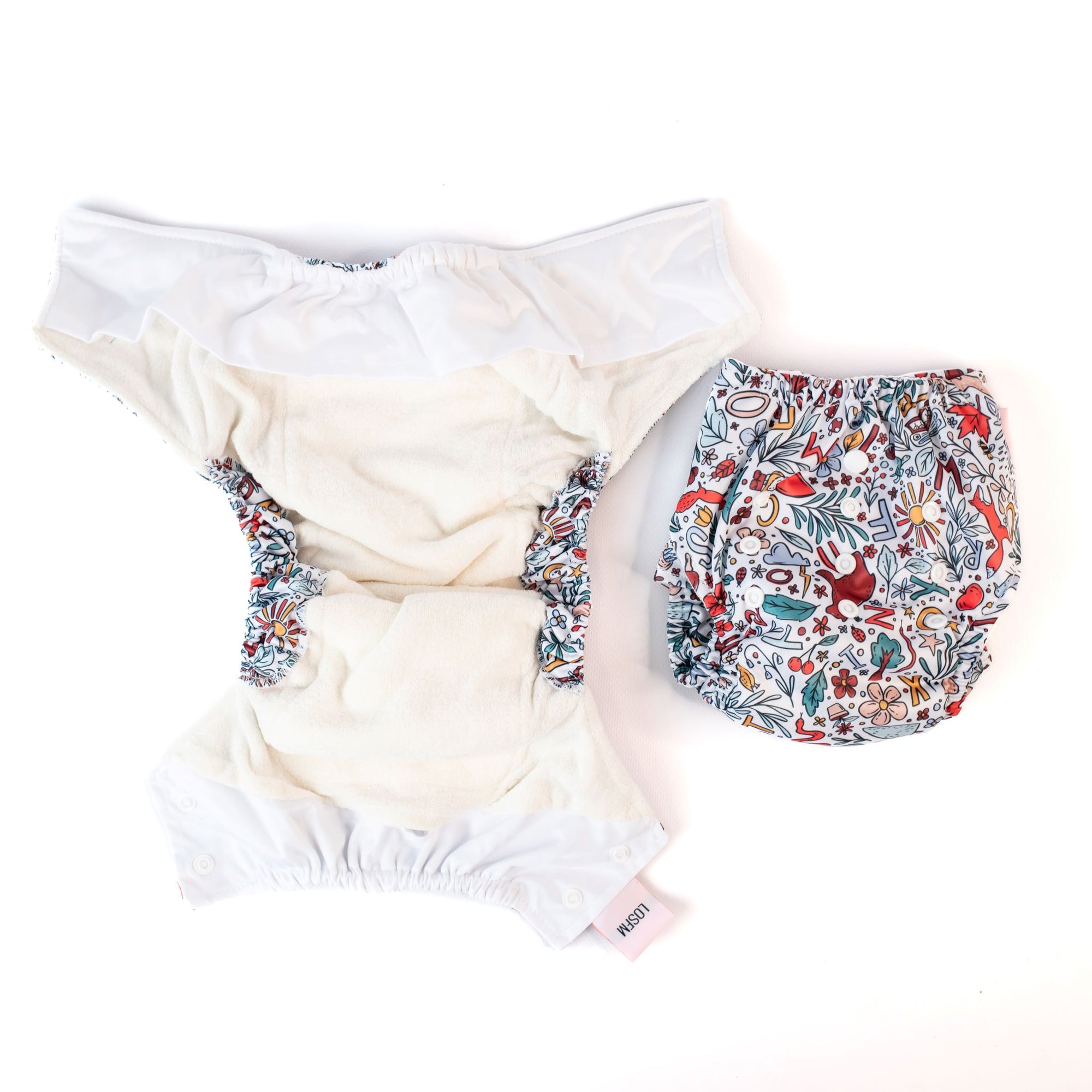 Cloth Pull-Up (V2) | Woodland Alphabet - Monarch