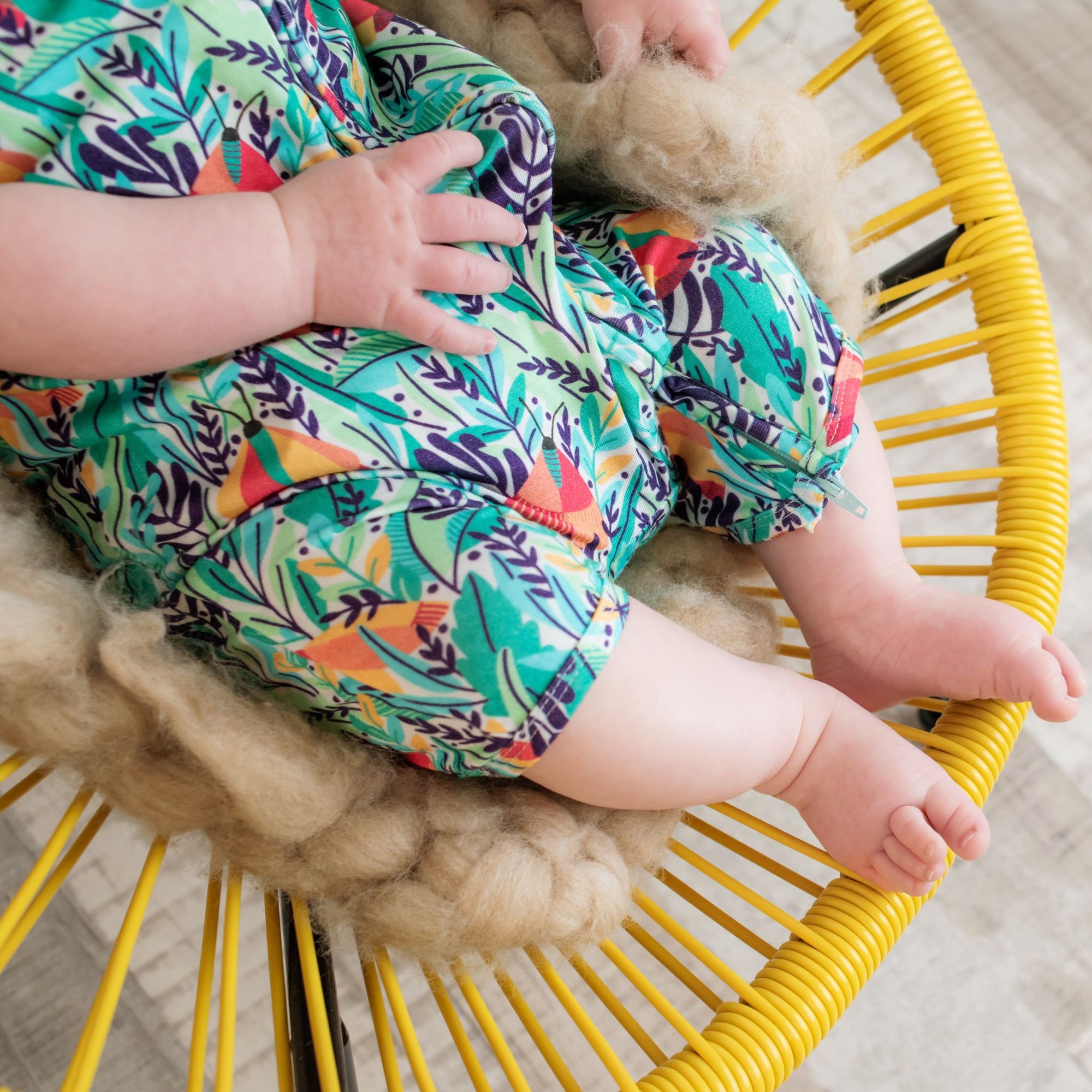 Bamboo Romper (Bootysuit) 3.0 | Holy Moth Balls! - Long and Short Sleeved - Monarch