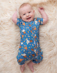 Bamboo Romper (Bootysuit) 3.0 | True Blue - Monarch