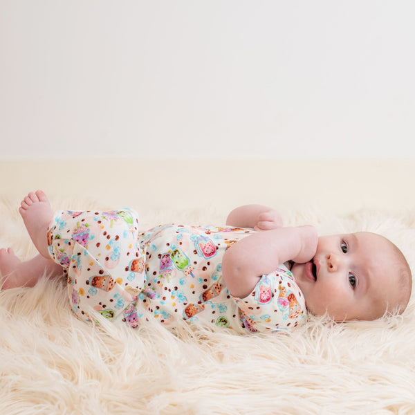 Bamboo Romper (Bootysuit) 3.0 | Bubba Tea - Long and Short Sleeved - Monarch