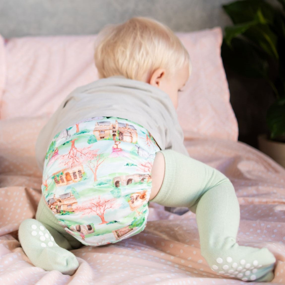 Ultimate Wipeable Cloth Nappy | Jane Eyre - Monarch