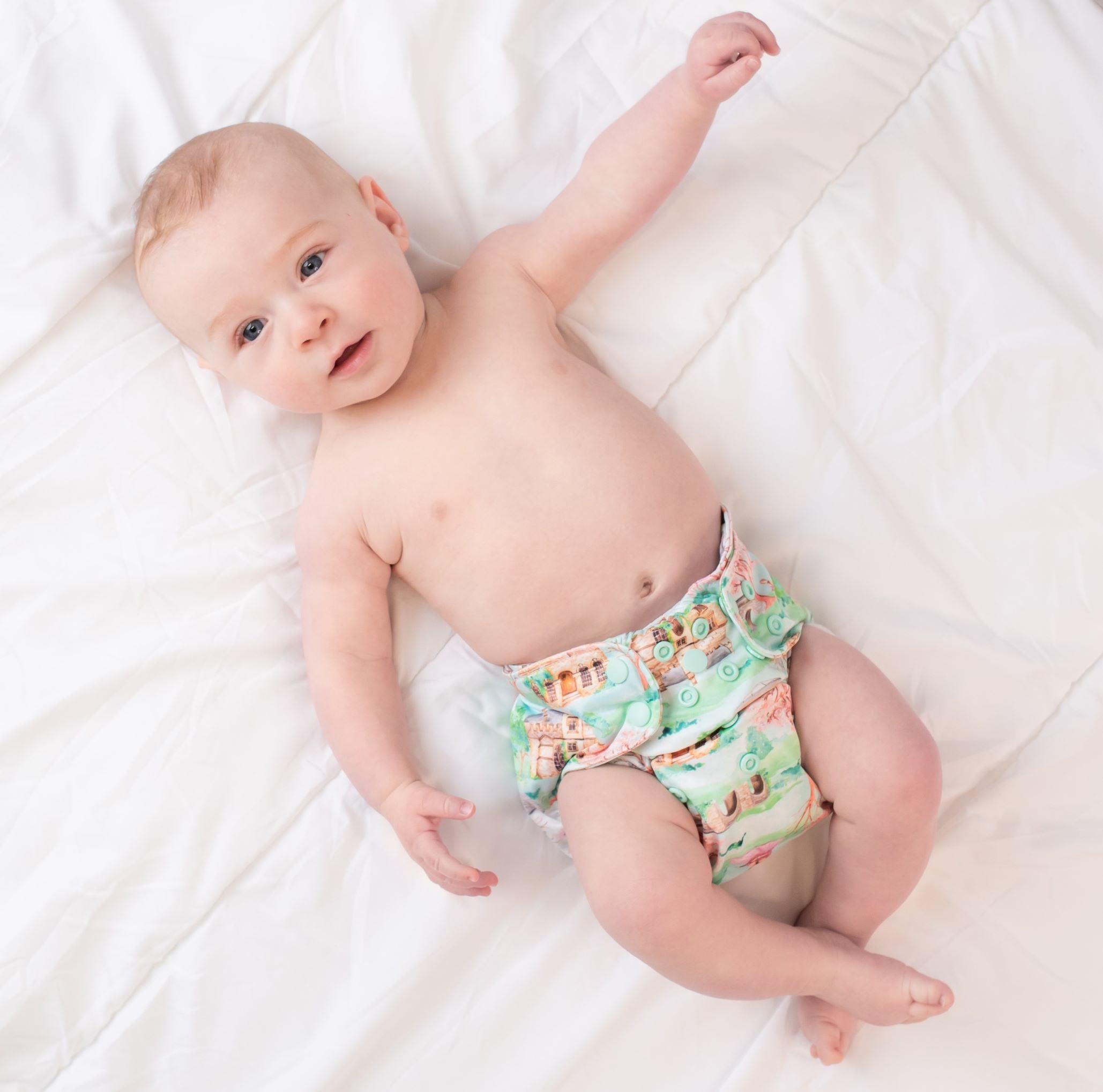 Classic Reusable Cloth Nappy 2.0 | Jane Eyre - Monarch