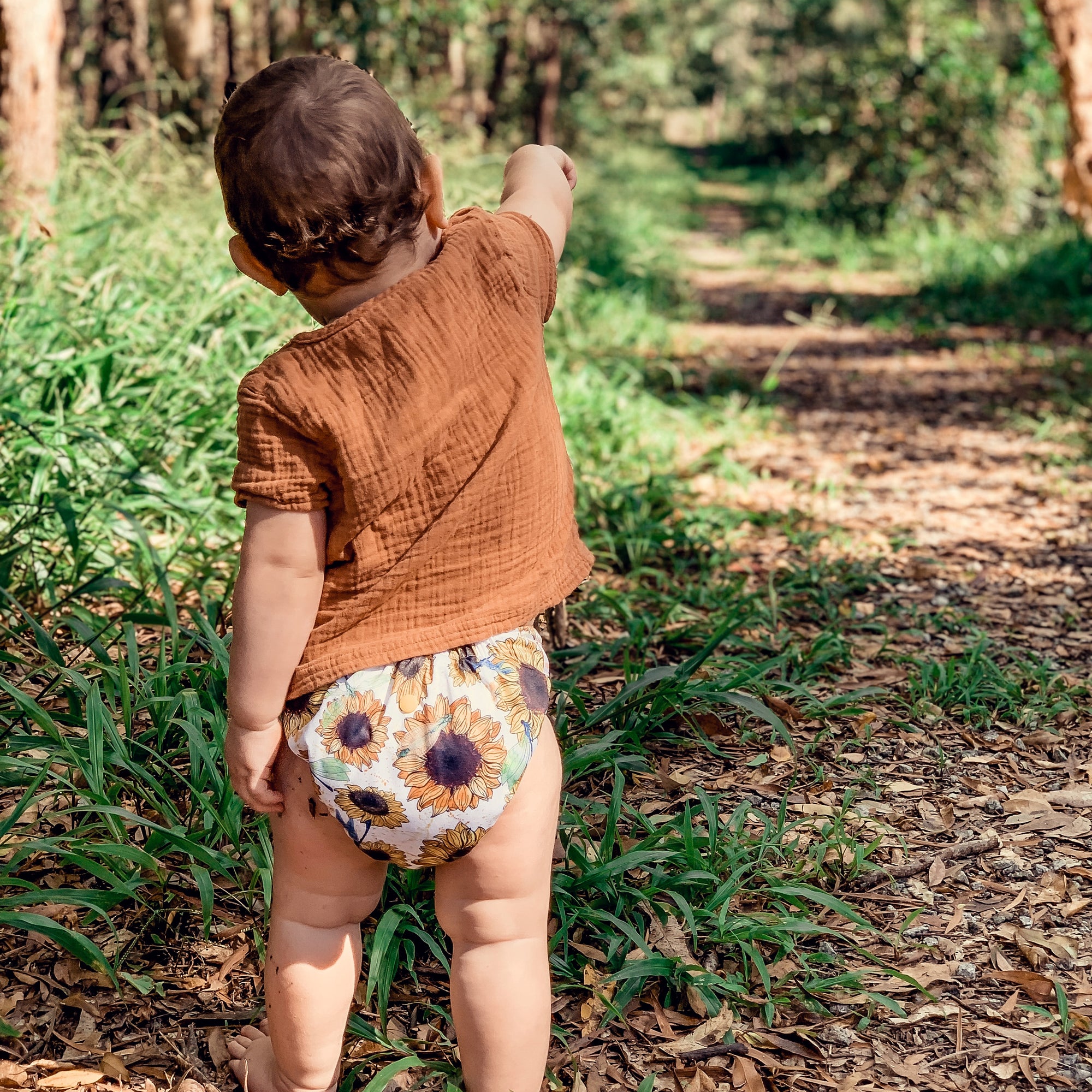 Classic Reusable Cloth Nappy 2.0 | Sunny Daze - Monarch