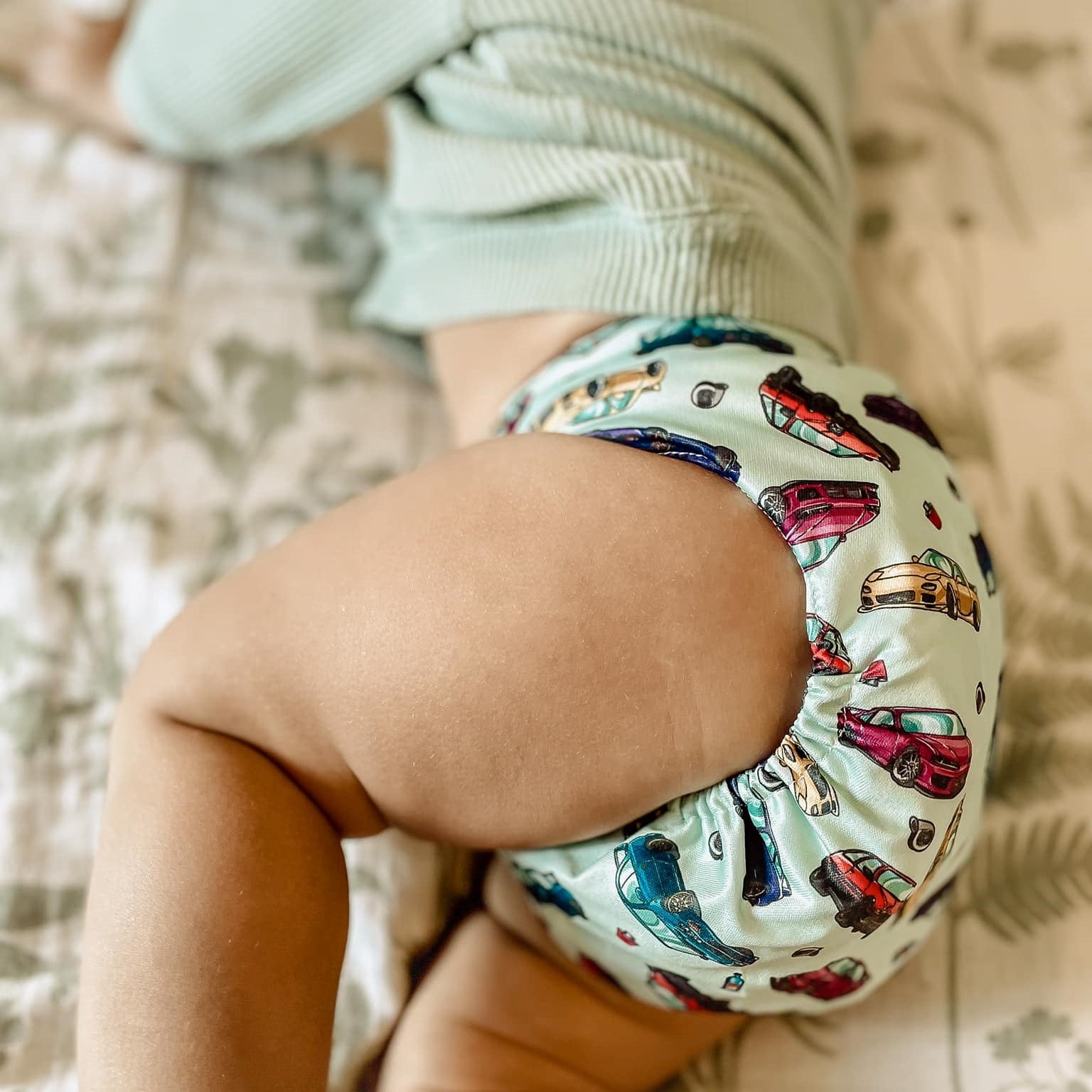 Ultimate Wipeable Cloth Nappy | Turbo Charged - Monarch