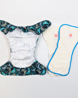 Ultimate Wipeable Cloth Nappy | Twilight Flight (Nap Edition) - Monarch
