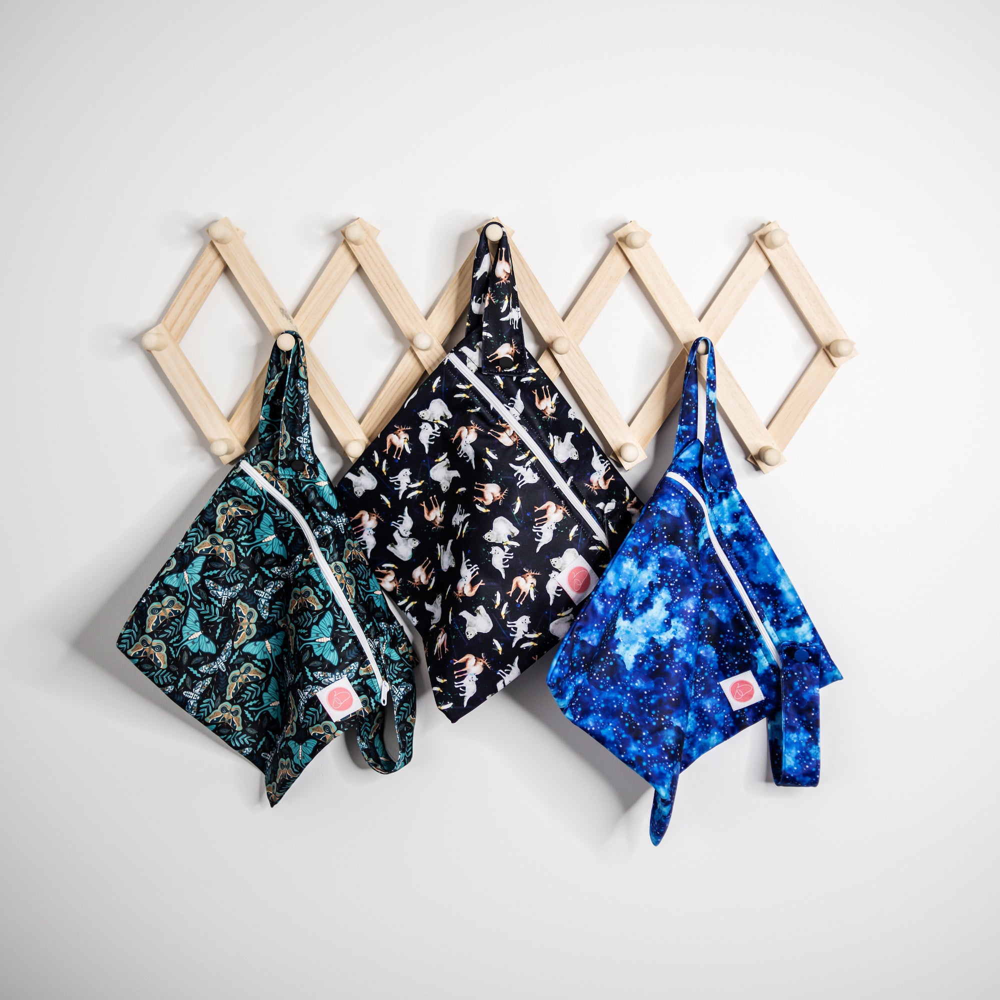 Mini Wet Bag | Disco Bears - Monarch