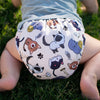 Ultimate Wipeable Cloth Nappy | Feline Good (H&L Only) - Monarch