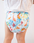 Ultimate Wipeable Cloth Nappy | Feeling Koi - Monarch
