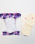 Classic Reusable Cloth Nappy 2.0 | Ultraviolet - Monarch