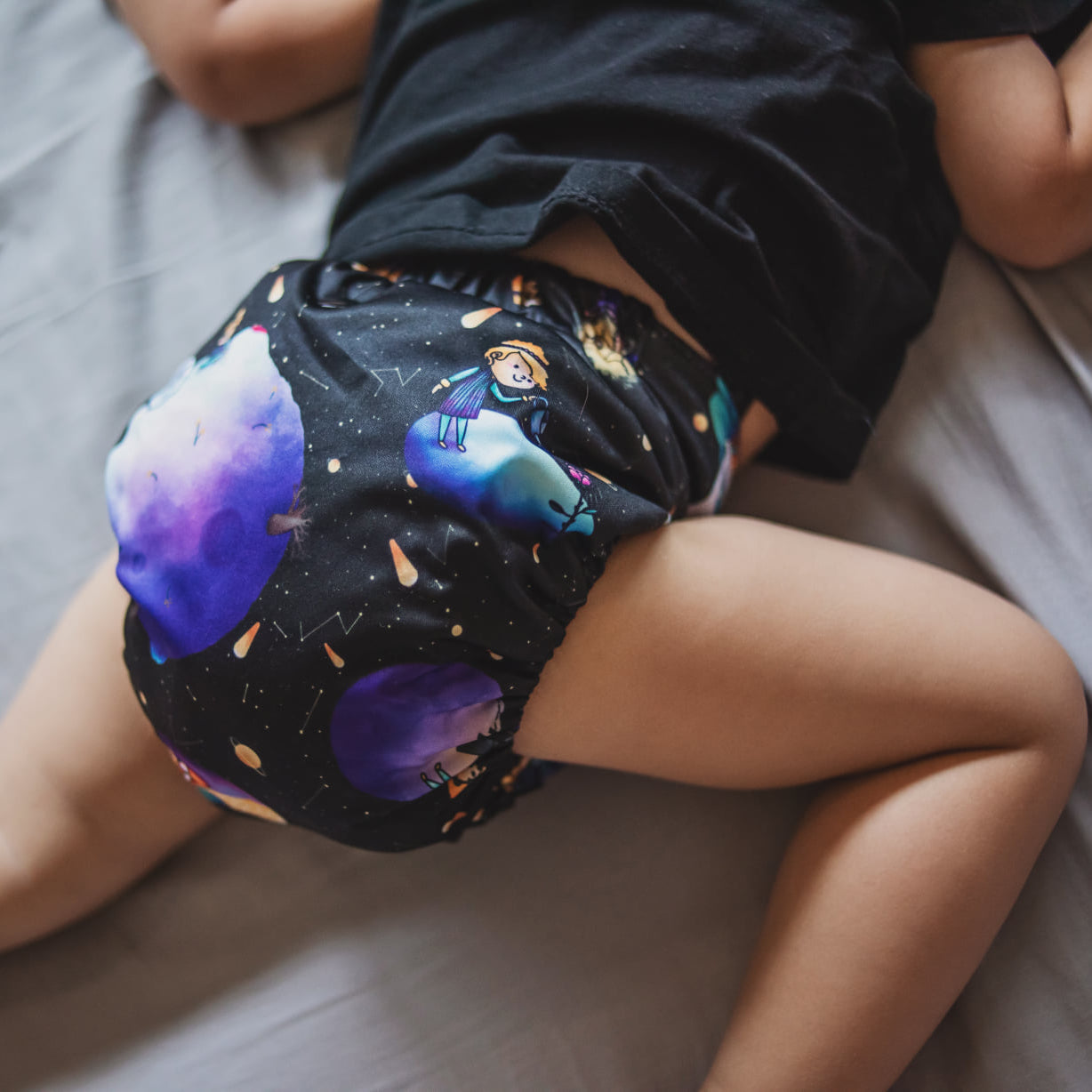 Alcmena | V3.5 Snap & Wipe Cloth Nappy | The Wee Prince - Monarch