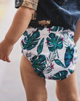 Alcmena | V1.5 Reusable Pocket Nappy | Jungle Fern - Monarch