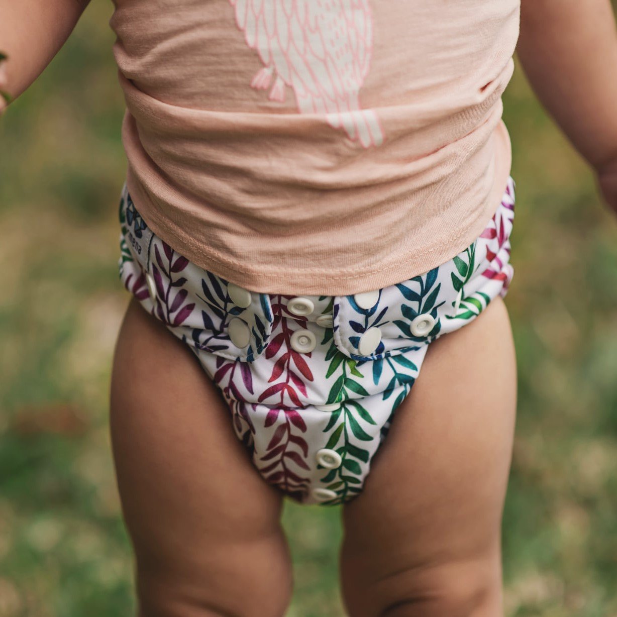 Alcmena | V1.5 Reusable Pocket Nappy | Rainbow Realm - Monarch