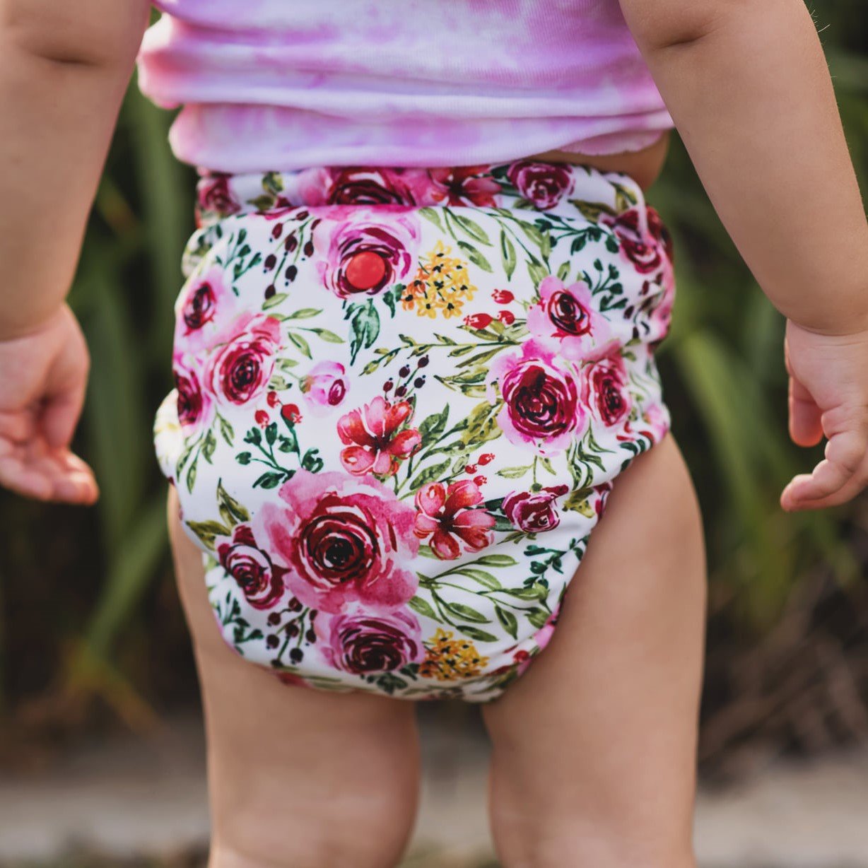 Alcmena | V1.5 Reusable Pocket Nappy | Bums N' Roses - Monarch