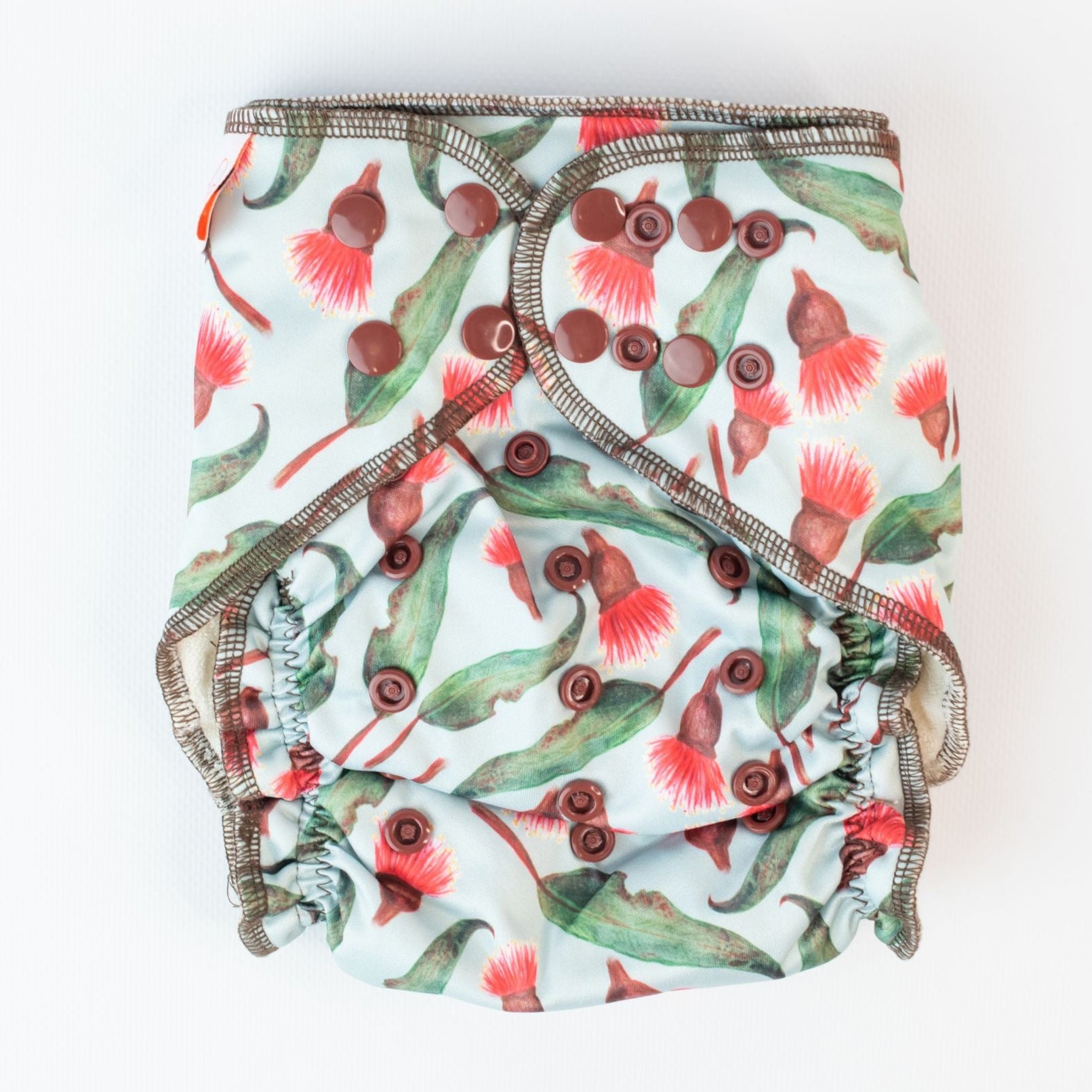 V2 Hybrid Fitted Nappy Cover | Native Gum - Monarch