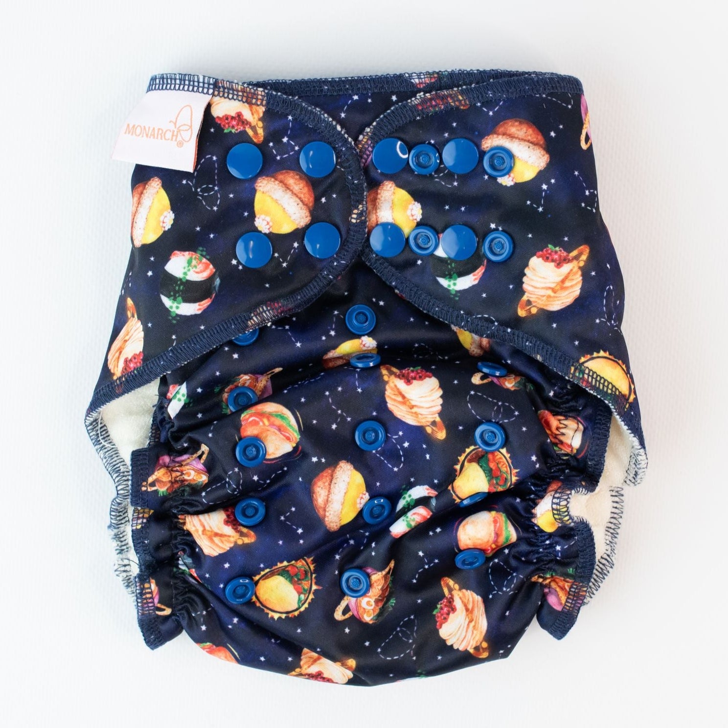 V2 Hybrid Fitted Nappy Cover | Universal Language - Monarch