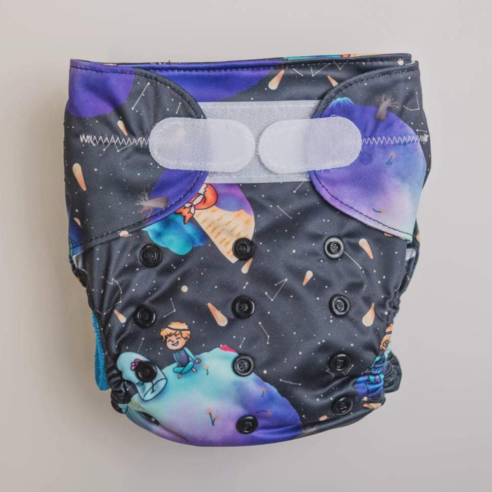Alcmena | V3.5 Snap & Wipe Cloth Nappy | The Wee Prince - Monarch