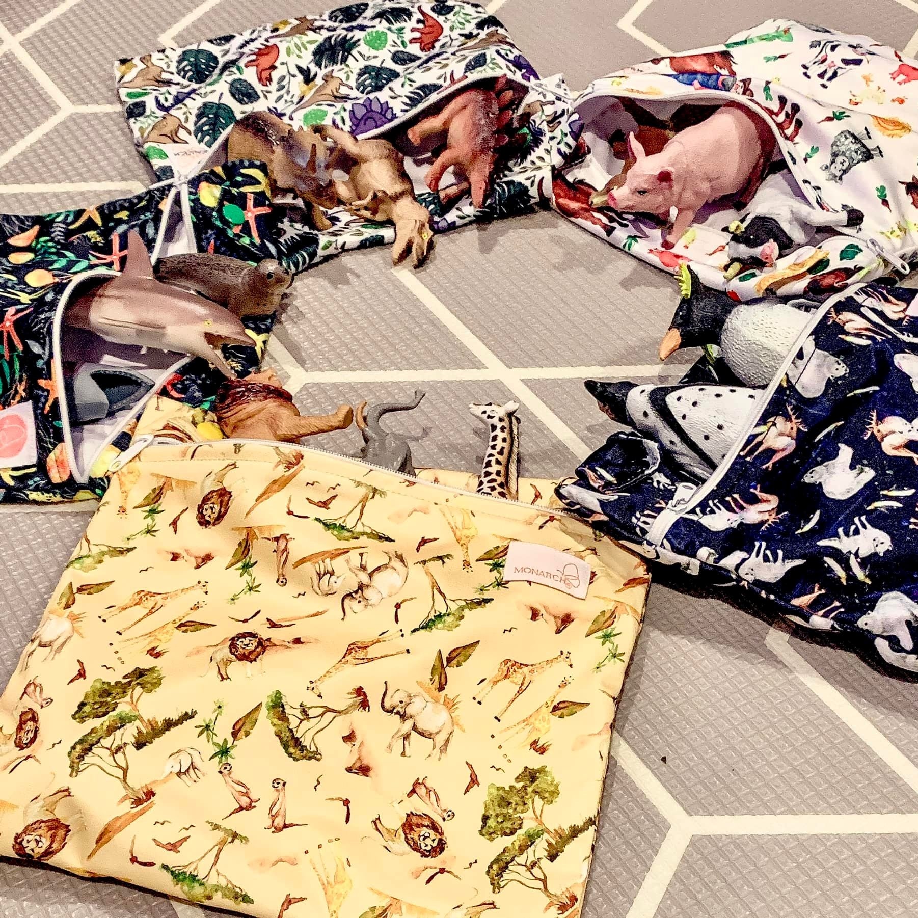 Mini Wet Bag | Wild At Heart - Monarch